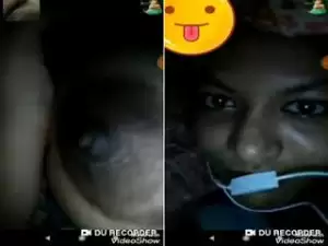 Today Exclusive- Cute Bangla Girl Showing Her Boobs and Pussy to Lover On Video Call part 9