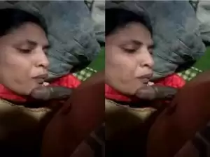 Today Exclusive- Desi Village Bhabhi Blowjob and Fucked