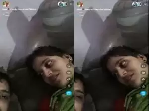 Today Exclusive- Desi Bhabhi Blowjob Fucked on live Tango Show