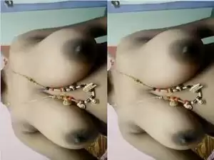 Today Exclusive- Telugu Bhabhi Showing Her Boobs