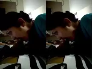 Today Exclusive- Sexy Bhabhi Blowjob