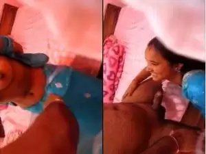 Today Exclusive – Desi Bhabhi Blowjob and Ready For Fucking Part 2