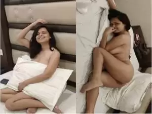 Today Exclusive – Sexy Indian Girl  Sanjana Shows Her Boobs On Video Call Part 5