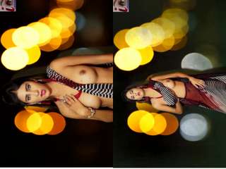 Today Exclusive- Hot Desi Model Shows Her Boobs