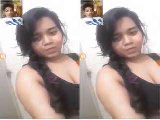 Today Exclusive- Desi Girl Showing Her Pussy On Video call