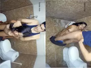 Today Exclusive – Sexy Paid Randi Blowjob and Fucked in Bathroom