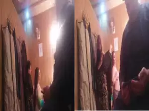 Today Exclusive – Sexy Paki Dancers Dress Changing Video Record In Hidden Cam Part 4