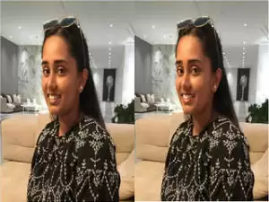Today Exclusive – Horny Nri Bhabhi Blowjob and Fucked Part 1