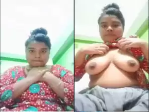 Today Exclusive –  Sexy Boudi Shows Her Boobs and Pussy