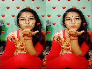 Today Exclusive – Desi Puja Boudi Blowjob and Fucked Part 1