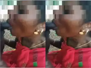 Today Exclusive – Desi Randi Bhabhi OutDoor Blowjob