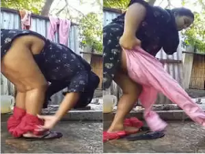 Today Exclusive – Bangla Village Bhabhi OutDoor bathing Record In Hidden Cam Part 2
