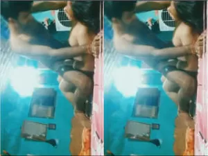 Today Exclusive – Desi Bhabhi Handjob and Fucked Part 2
