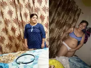Today Exclusive – Most Demanded Priya Bhabhi Wearing Cloths Video Record By Hubby Part 2
