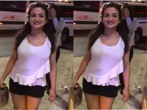 Today Exclusive – Sexy NRI Punjabi Girl Shows Her Boobs Part 1