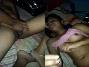 Today Exclusive – Desi Girl Boobs and Pussy Video Record By Lover