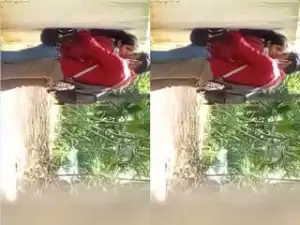 Today Exclusive – Desi Lover OutDoor Kissing Caught