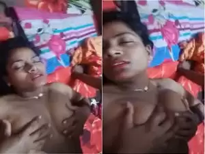 Today Exclusive – Desi Bahbhi Boobs Pressing and Fucked Part 1
