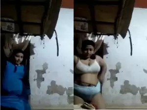 Indian Wife Changing Cloths