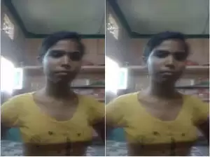Today Exclusive – Desi Village Girl Shows her Boobs and Pussy Part 2