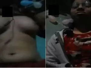 Today Exclusive – Shy Bangla Girl Shows Her boobs  On VC