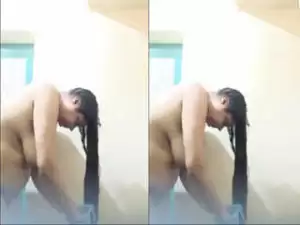 Today Exclusive – Desi Bhabhi Bathing Record By Hubby Part 1