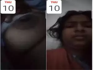 Today Exclusive – Cute Desi girl Shows boobs