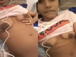 Today Exclusive – Cute Lankan Girl  Fingering Part 2