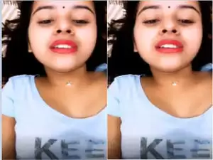 Today Exclusive – Cute Indian Girl Bad Alina  Shows Boobs and Pussy On Tango Show Part 3