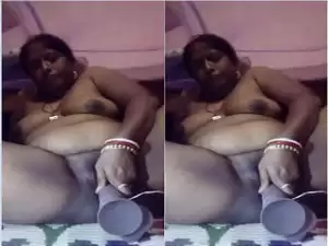 Today Exclusive – Desi Telugu Bhabhi Enjoy With Dildo Part 1