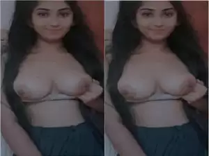 Today Exclusive – Cute Desi Girl Shows her Boobs and Pussy Part 3