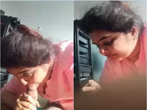 Today Exclusive – Super Sexy Desi Bhabhi Blowjob