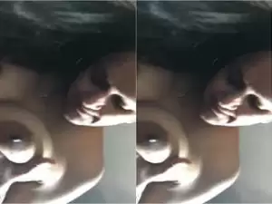Today Exclusive – Super horny Desi Bhabhi Shows Her Big Boobs and Fucked in Car Part 2