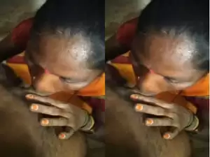 Today Exclusive – Tamil Randi Bhabhi Blowjob