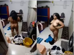 Today Exclusive – Desi  Wife Nude Video Record By Hubby