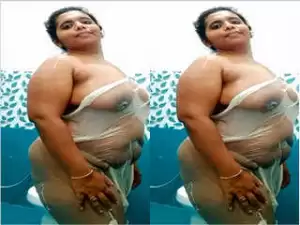 Today Exclusive – Mallu Wife Fucked and Eating Cum Part 4