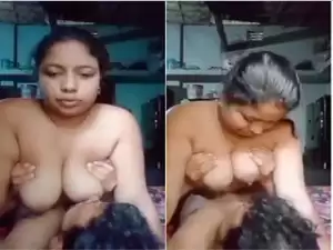 Today Exclusive -Horny Desi Bhabhi Ridding Dick