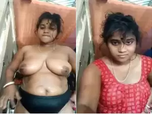 Today Exclusive – Horny Boudi Shows her Big Boobs and Wet Pussy