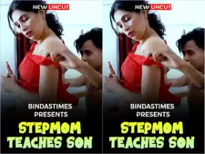Today Exclusive -StepMom teaches son how to fuck very 1st time