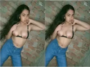 Today Exclusive -Cute Bangla Girl Shows her Boobs and Pussy On Vc Part 4