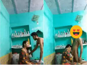 Today Exclusive – Desi Bhabhi Blowjob and Fucked in Doggy Style