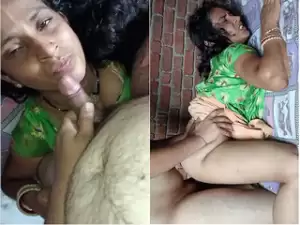 Today Exclusive – Desi Wife blowjob and hard Fucked