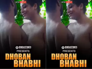 Today Exclusive -Desi Dhoban Bhabhi Ko Pani Me Gira Ke Khub Choda Hindi