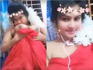 Today Exclusive -Desi Bangla Girl Private Tango Show