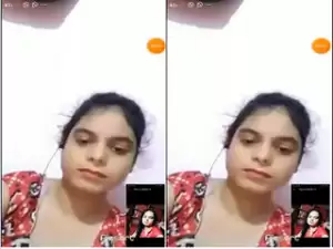Today Exclusive -Desi Girl Shows her Boob on Vc Part 1