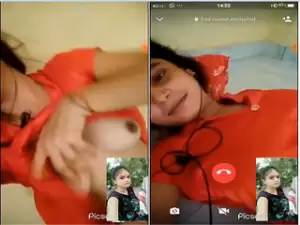 Today Exclusive -Desi Girl Shows her Boob on Vc Part 4