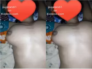 Today Exclusive -Village Wife Nude Video Record By Hubby