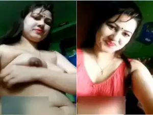 Today Exclusive – Super Sexy Boudi Shows her Boobs and pussy Part 1