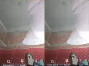 Today Exclusive -Cute Desi girl Showing her Boobs and Pussy on Vc part 1