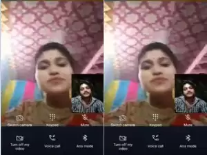 Today Exclusive -Cute Desi girl Showing her Boobs and Pussy on Vc part 3
